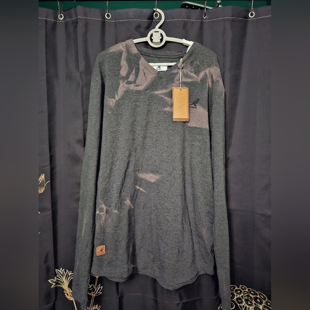 NWTs Kangol Brand Unisex Long Sleeve Tie Dyed Tee. SZ Large. Like New, No Flaws.